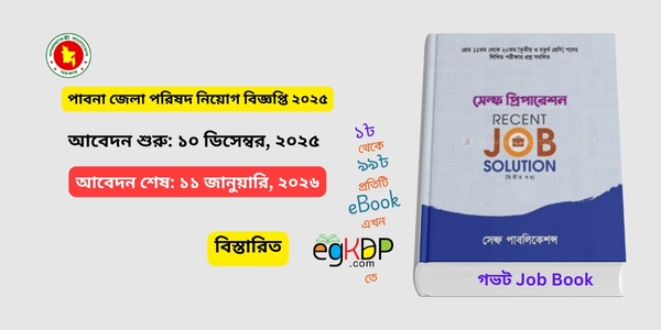 Pabna Zila Parishad Niyog 2025 | জব প্রিপারেশন বই pdf রিভিউ