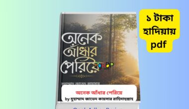 Onek Adhar Periye 1 | জাভেদ কায়সার এর ১ টকায় pdf অনেক আঁধার পেরিয়ে বইয়ের কভার ছবি মুহাম্মাদ জাভেদ কায়সার ইসলামিক আত্মউন্নয়নমূলক বই Onek Adhar Periye Bangla Islamic motivational book আত্মশুদ্ধি মূলক বাংলা ইসলামিক বই সেরা ইসলামিক বই pdf রিভিউ