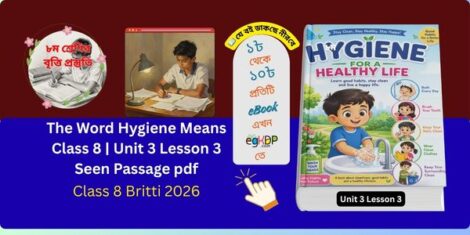 The Word Hygiene Means Class 8 Unit 3 Lesson 3