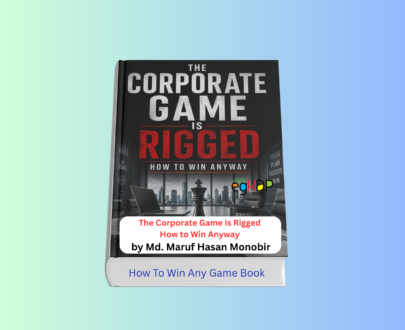 How To Win Any Game Book Review 1 The Corporate Game Is Rigged বই How To Win Any Game Book? The Corporate Game Is Rigged How to Win Anyway by Md. Maruf Hasan Monobir book review, career development guide, corporate success strategies, leadership and workplace skills